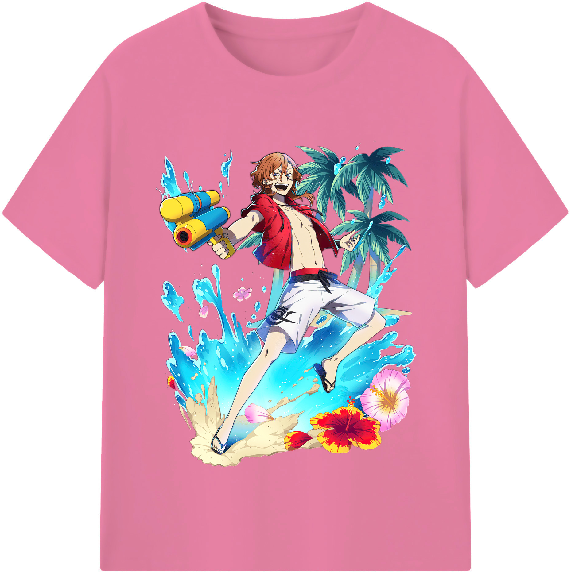（画像用） 文豪ストレイドッグス Bungo Stray Dogs 綿100％半袖Tシャツ（フロントプリント）